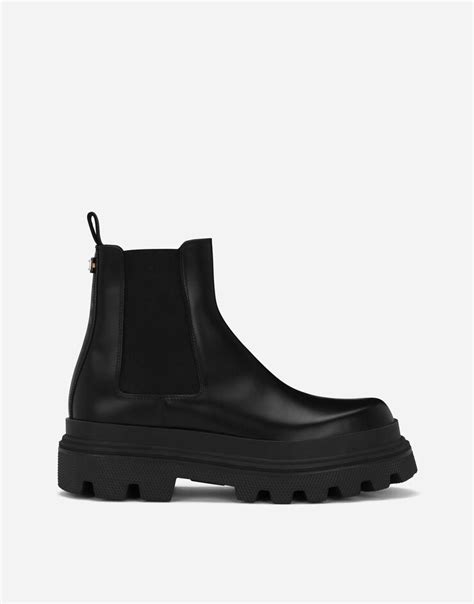 chelsea boots dolce gabbana|Brushed calfskin Chelsea boots .